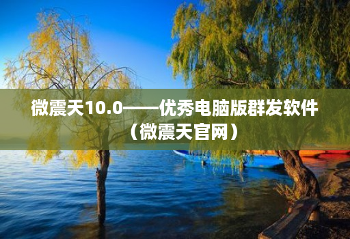微震天10.0——优秀电脑版群发软件(微震天官网)