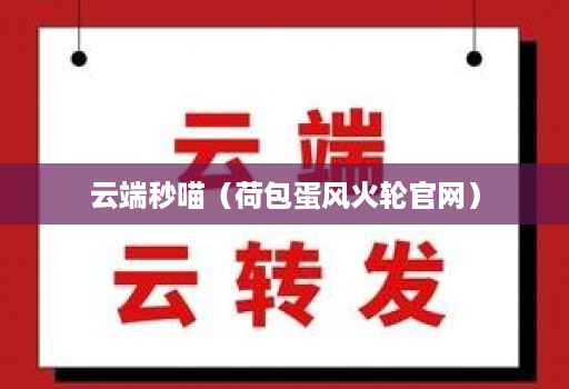 云端秒喵(荷包蛋风火轮官网)
