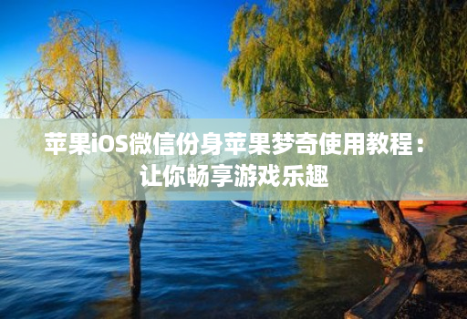 苹果iOS微信份身苹果梦奇使用教程:让你畅享游戏乐趣