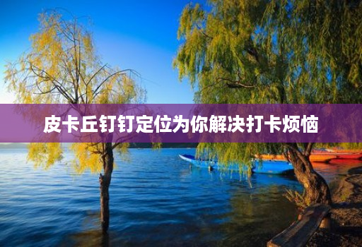 皮卡丘钉钉定位为你解决打卡烦恼