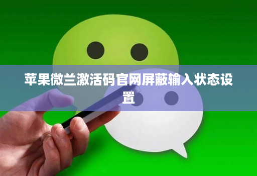 苹果微兰激活码官网屏蔽输入状态设置
