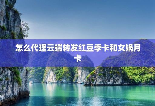 怎么代理云端转发红豆季卡和女娲月卡
