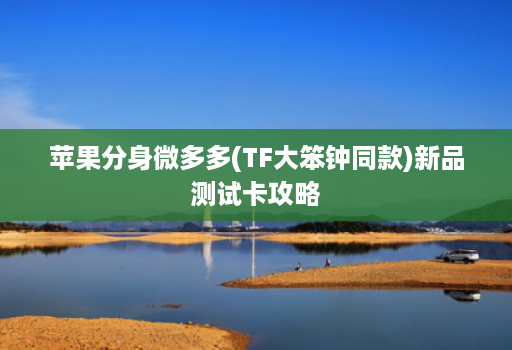 苹果分身微多多(TF大笨钟同款)新品测试卡攻略