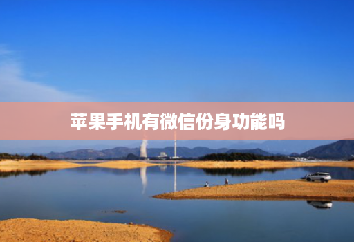 苹果手机有微信份身功能吗