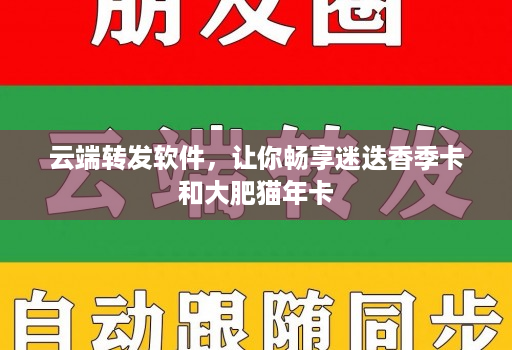 云端转发软件,让你畅享迷迭香季卡和大肥猫年卡