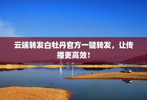 云端转发白牡丹官方一键转发,让传播更高效!