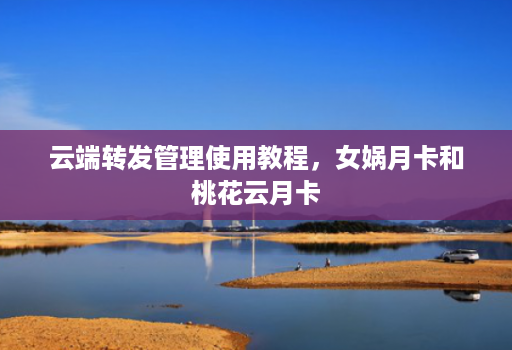 云端转发管理使用教程,女娲月卡和桃花云月卡