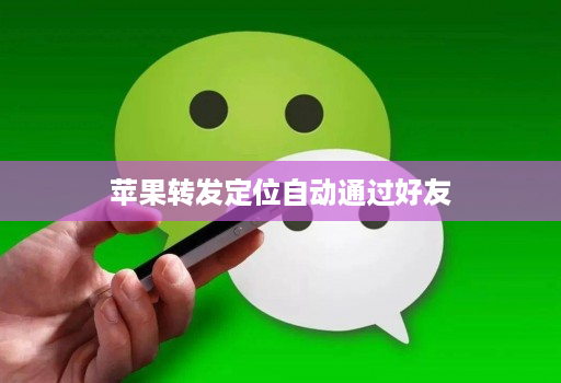苹果转发定位自动通过好友
