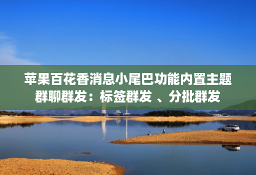 苹果百花香消息小尾巴功能内置主题群聊群发：标签群发 、分批群发