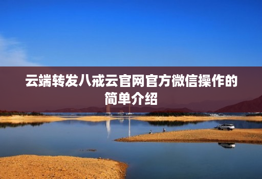 云端转发八戒云官网官方微信操作的简单介绍