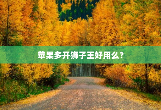 苹果多开狮子王好用么?