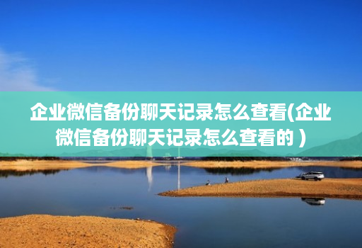 企业微信备份聊天记录怎么查看(企业微信备份聊天记录怎么查看的 )