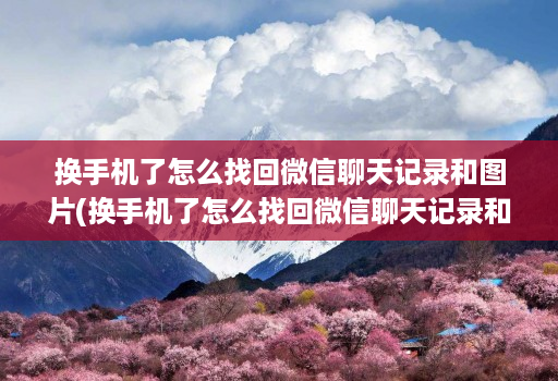 换手机了怎么找回微信聊天记录和图片(换手机了怎么找回微信聊天记录和图片华为 )