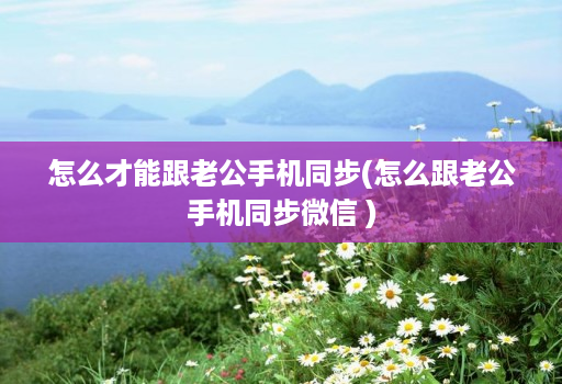 怎么才能跟老公手机同步(怎么跟老公手机同步微信 )