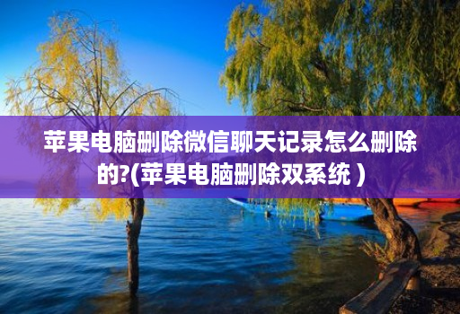 苹果电脑删除微信聊天记录怎么删除的?(苹果电脑删除双系统 )
