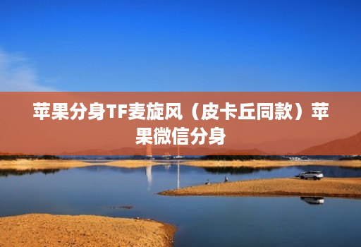 苹果分身TF麦旋风(皮卡丘同款)苹果微信分身
