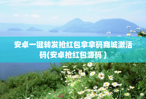 安卓一键转发抢红包拿拿码商城激活码(安卓抢红包源码 )