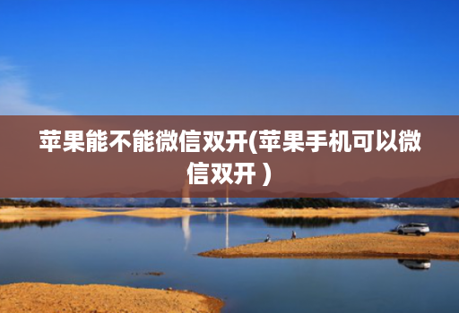苹果能不能微信双开(苹果手机可以微信双开 )