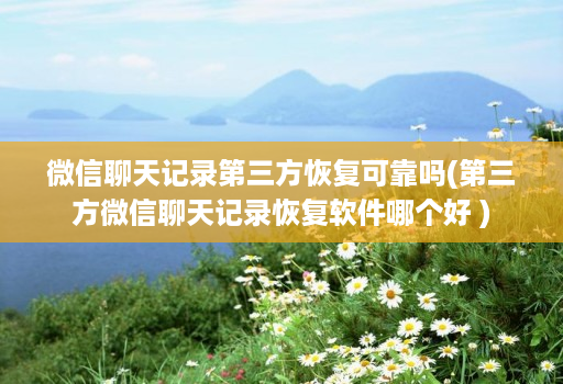 微信聊天记录第三方恢复可靠吗(第三方微信聊天记录恢复软件哪个好 )