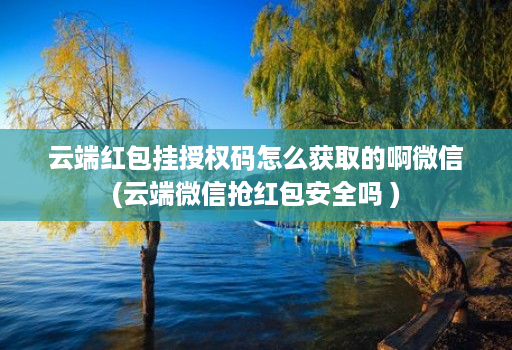 云端红包挂授权码怎么获取的啊微信(云端微信抢红包安全吗 )