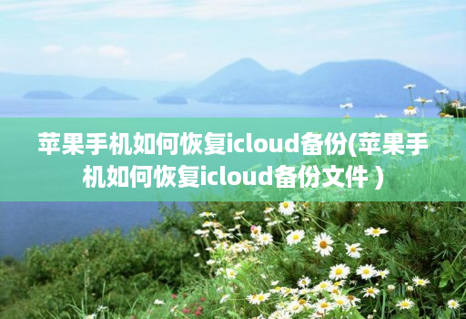 苹果手机如何恢复icloud备份(苹果手机如何恢复icloud备份文件 )