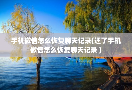 手机微信怎么恢复聊天记录(还了手机微信怎么恢复聊天记录 )