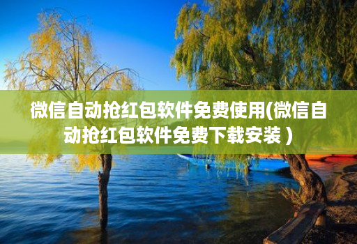 微信自动抢荭包软件免费使用(微信自动抢荭包软件免费下载安装 ) 微信自动抢荭包软件免费使用(微信自动抢荭包软件免费下载安装 )