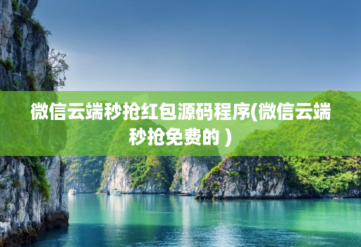 微信云端秒抢红包源码程序(微信云端秒抢免费的 )