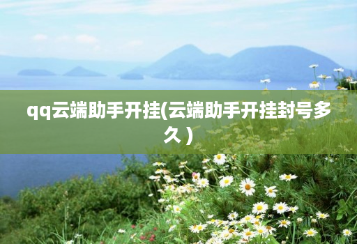 qq云端助手开挂(云端助手开挂封号多久 )