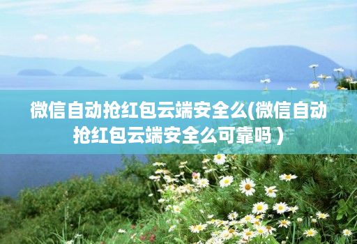 微信自动抢红包云端安全么(微信自动抢红包云端安全么可靠吗 )