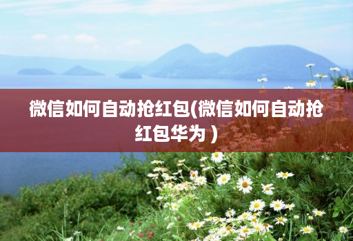微信如何自动抢红包(微信如何自动抢红包华为 )