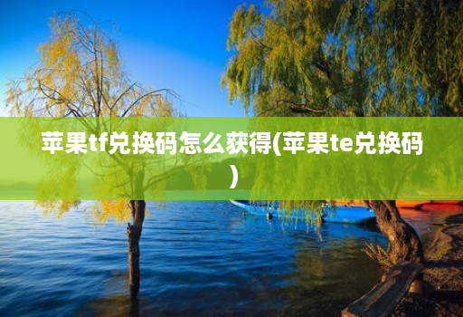 苹果tf兑换码怎么获得(苹果te兑换码 )