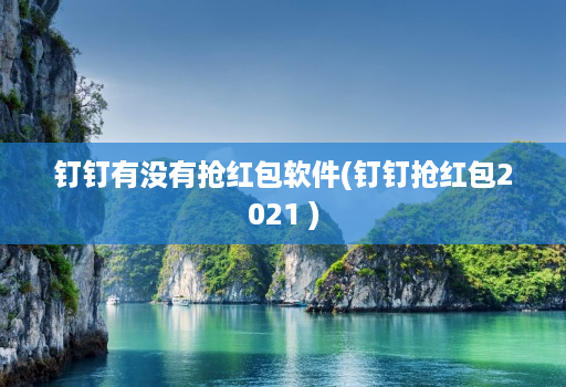 钉钉有没有抢红包软件(钉钉抢红包2021 )