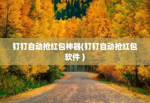 钉钉自动抢红包神器(钉钉自动抢红包软件 )