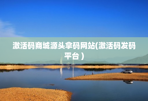 激活码商城源头拿码网站(激活码发码平台 )