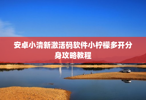 安卓小清新激活码软件小柠檬多开分身攻略教程