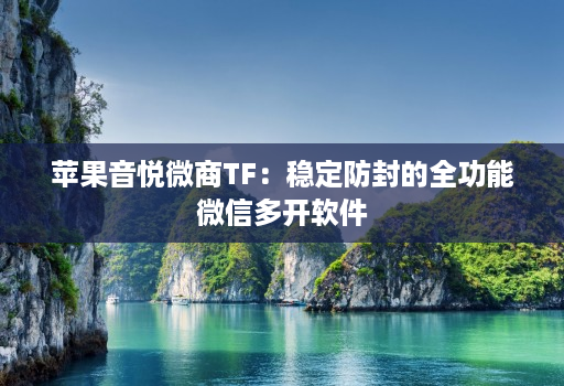 苹果音悦微商TF:稳定防封的全功能微信多开软件