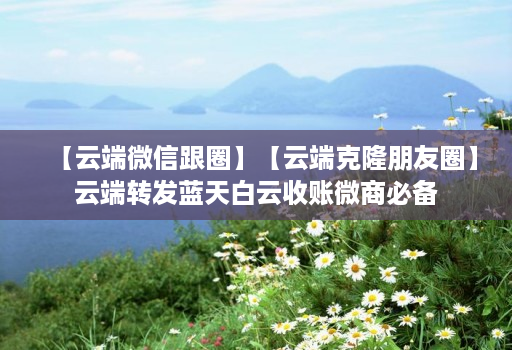 【云端微信跟圈】【云端克隆朋友圈】云端转发蓝天白云收账微商必备