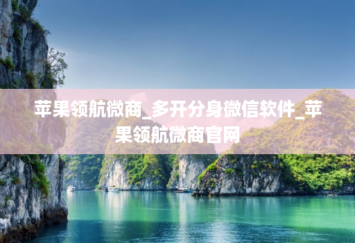 苹果领航微商_多开分身微信软件_苹果领航微商官网