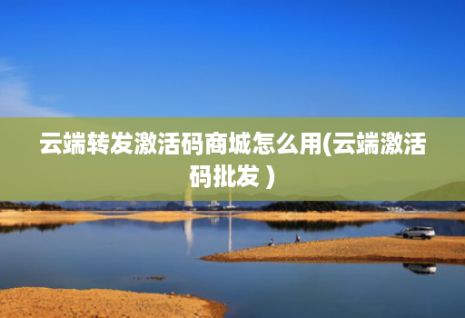 云端转发激活码商城怎么用(云端激活码批发 )