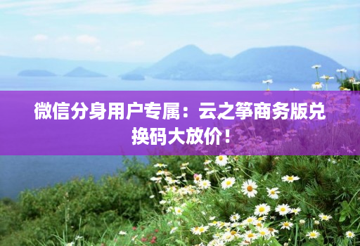 微信分身用户专属:云之筝商务版兑换码大放价!