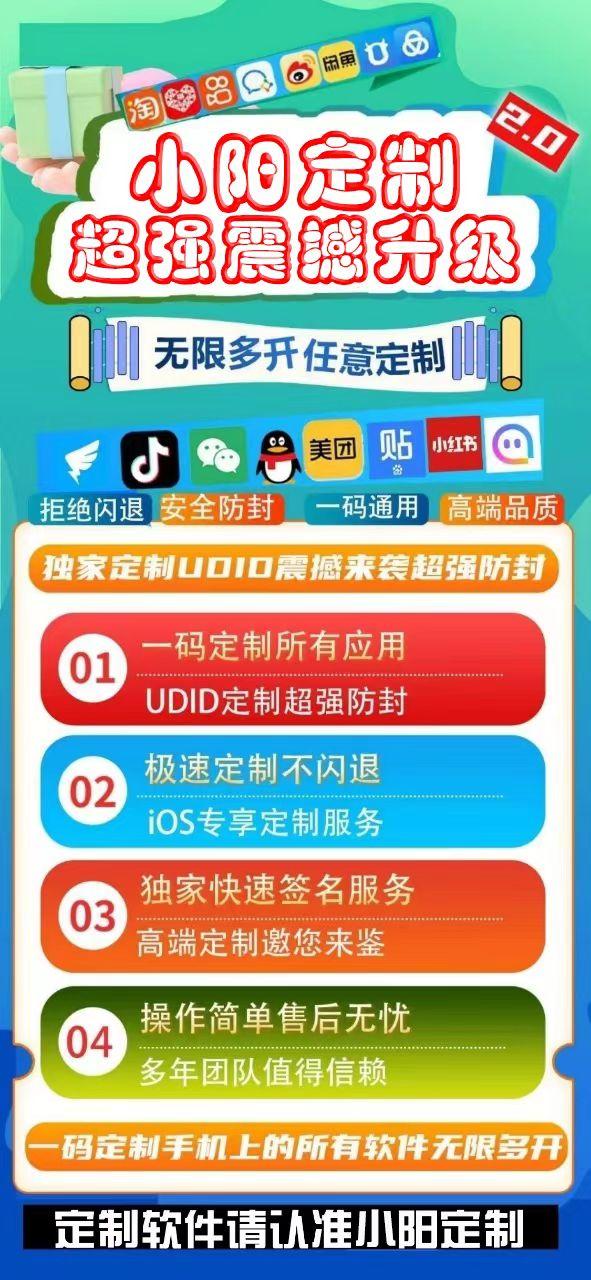 苹果小阳定制官网激活码授权卡密-一码任意安装全站软件一码无限多开全站软件